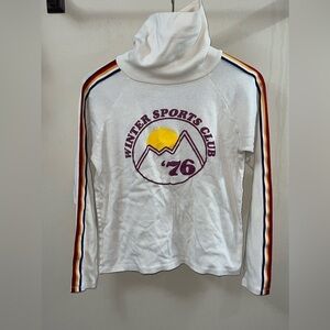 Free People Camp Collection Vintage Inspired TurtleneckSize Small